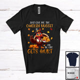 MacnyStore - Just Give Me The Chicken Nugget, Humorous Thanksgiving Fall Lovely Turkey, Nugget Food T-Shirt