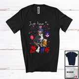 MacnyStore - Just Here To Bang, Adorable 4th Of July Bernese Mountain Drinking Beer, Drunker Patriotic Group T-Shirt