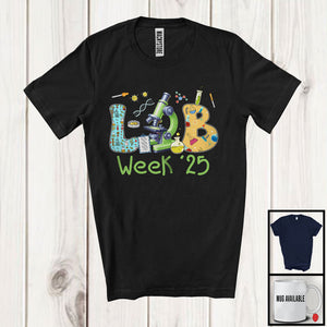 MacnyStore - LAB Week 25; Lovely Medical Laboratory Professionals Week; Women Nurse Family Group T-Shirt