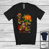 MacnyStore - LOVE Assistant Teacher; Fantastic Thanksgiving Leopard Plaid Pumpkin; Proud Jobs Careers T-Shirt