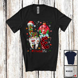 MacnyStore - LOVE Dental; Awesome Christmas Plaid Ornament Tooth; Dentist X-mas Careers Jobs T-Shirt