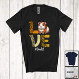 MacnyStore - LOVE; Adorable Guinea Pig Leopard Animal Lover; Dentist Matching Careers Jobs Family T-Shirt