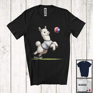 MacnyStore - Llama Playing Volleyball; Lovely Volleyball Llama Player Playing Lover; Matching Sport Team T-Shirt