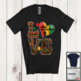 MacnyStore - Love 1865, Adorable Juneteenth African American Heart, Afro Black Freedom Melanin Pride T-Shirt