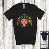 MacnyStore - Lovely Turkey Face And Disc Golf Tail; Wonderful Thanksgiving Disc Golf Player; Sport Team T-Shirt