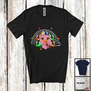 MacnyStore - Lovely Turkey Face And Volleyball Tail; Wonderful Thanksgiving Volleyball Player; Sport Team T-Shirt