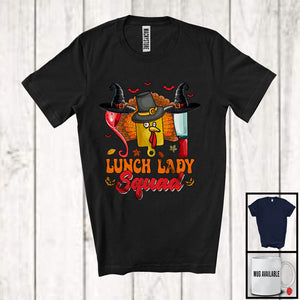 MacnyStore - Lunch Lady Squad; Awesome Thanksgiving Halloween Witch Lunch Lady Tools; Family Group T-Shirt