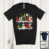 MacnyStore - Lunch Lady; Proud Christmas Tree Snowing; Matching X-mas Lunch Lady Pajama Group T-Shirt