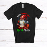 MacnyStore - Make Christmas Great Again; Amusing Christmas 2024 Gnome Baking Baker; Family Friends Group T-Shirt