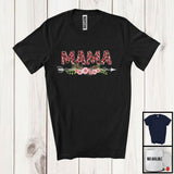 MacnyStore - Mama, Adorable Mother's Day Pink Leopard Flowers Lover, Matching Family Group T-Shirt