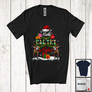 MacnyStore - Mele Kalikimaka; Fantastic Christmas Tree Dabbing Santa; Hawaiian Hawaii Tropical X-mas Group T-Shirt