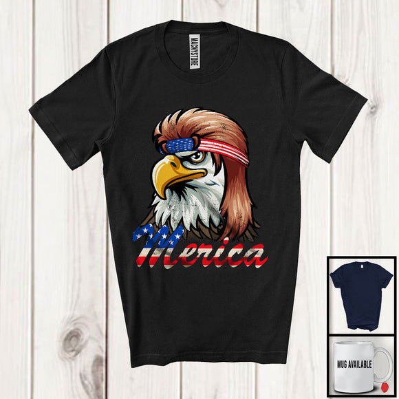 MacnyStore - Merica, Amazing 4th Of July Eagle Fireworks Lover, Freedom Matching Patriotic Group T-Shirt