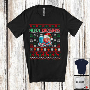 MacnyStore - Merry Christmas; Amazing Christmas Sweater Santa Pharmacist Lover; Matching X-mas Group T-Shirt