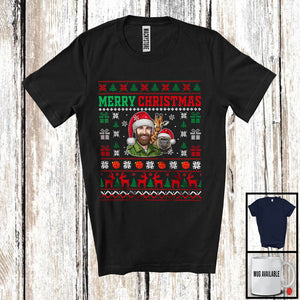 MacnyStore - Merry Christmas; Amazing Christmas Sweater Santa Zoo Keeper Lover; Matching X-mas Group T-Shirt