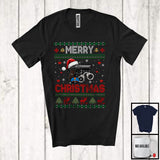 MacnyStore - Merry Christmas; Amazing X mas Sweater Santa Police Lover; Snowing Family Careers T-Shirt