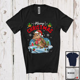 MacnyStore - Merry Christmas; Fantastic X-mas Lights Santa Armadillo Snowing Around; Wild Animal Lover T-Shirt