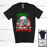 MacnyStore - Merry Christmas; Lovely Christmas Tree Moon Three Gnomes; Matching X-mas Group T-Shirt