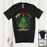 MacnyStore - Merry Christmath; Humorous Christmas Tree Math Teacher Students; X-mas Family Group T-Shirt