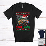 MacnyStore - Merry Christmusk; Humorous Christmas Sweater Santa Muskellunge Musky Muskie; Fishing T-Shirt