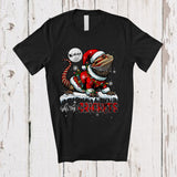 MacnyStore - Merry Crickets; Amazing Christmas Lights Santa Bearded Dragon Plaid; Snowing Family T-Shirt