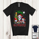 MacnyStore - Merry Goatmas; Amazing Christmas Tree Pajama Santa Goat; Plaid Snowman Gnome Farmer T-Shirt