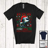 MacnyStore - Merry Orcamas; Joyful Christmas Tree Sweater Santa Orca; X-mas Lights Sea Animal Lover T-Shirt