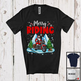 MacnyStore - Merry Riding; Wonderful Christmas Winter Santa Go Riding; Outside Activities Group T-Shirt