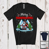 MacnyStore - Merry Snowboarding; Wonderful Christmas Winter Santa Go Snowboarding; Outside Activities T-Shirt