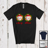 MacnyStore - Merry Titmas; Sarcastic Christmas Snowman Boobs; Naughty Matching X-mas Women Family Group T-Shirt