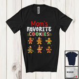 MacnyStore - Mom's Favorite Cookies; Adorable Christmas Six Gingerbreads; X-mas Pajamas Family Group T-Shirt