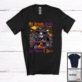 MacnyStore - My Broom Broke So Now I Sew, Humorous Halloween Costume Witch Sewing Lover, Family Group T-Shirt