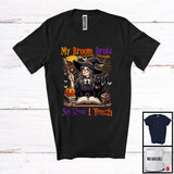 MacnyStore - My Broom Broke So Now I Teach, Humorous Halloween Teacher Witch Teaching, Family Group T-Shirt