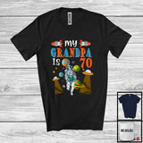 MacnyStore - My Grandpa Is 70; Adorable Happy 70th Birthday Astronaut Space; Matching Boys Family Group T-Shirt