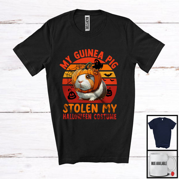 MacnyStore - My Guinea Pig Stolen My Halloween Costume; Creepy Animal Pumpkin Retro; Family Group T-Shirt