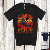 MacnyStore - My Starling Stolen My Halloween Costume; Awesome Halloween Carved Pumpkin Face; Bird T-Shirt