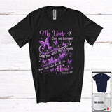 MacnyStore - My Uncle Feel You In My Heart; Lovely Butterfly Memory; Matching Memorial Family Group T-Shirt