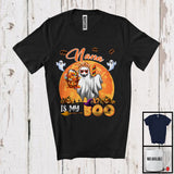 MacnyStore - Nana Is My Boo, Lovely Halloween Ghost Sunglasses Bow Tie, Moon Matching Family Group T-Shirt
