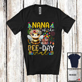 MacnyStore - Nana Of The Bee Day Girl, Adorable Birthday Mother's Day Flowers Bee Lover, Family Group T-Shirt