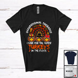 MacnyStore - Occupational Therapist Care For The Cutest Turkeys; Lovely Thanksgiving Plaid Rainbow; Nurse T-Shirt