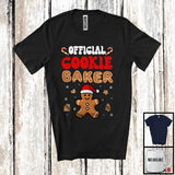 MacnyStore - Official Cookie Baker; Awesome Christmas Santa Gingerbread; Family Pajama Baker T-Shirt