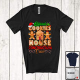 MacnyStore - Official Cookies House Construction Crew; Lovely Christmas Snowing Gingerbread; Baking Baker T-Shirt