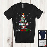 MacnyStore - Oh Dentistree; Awesome Christmas Tree Lights Tooth Teeth; Snow X-mas Dental Dentist Squad T-Shirt