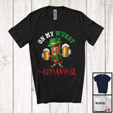 MacnyStore - On My Wurst Behavior; Humorous Oktoberfest Festival Sausage Beer; German Drinking T-Shirt