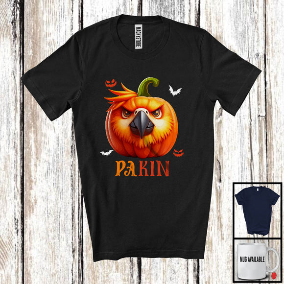 MacnyStore - Pakin; Awesome Halloween Cosplay Parrot Lover Pumpkin Face; Matching Family Group T-Shirt