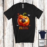 MacnyStore - Pakin; Awesome Halloween Cosplay Parrot Lover Pumpkin Face; Matching Family Group T-Shirt