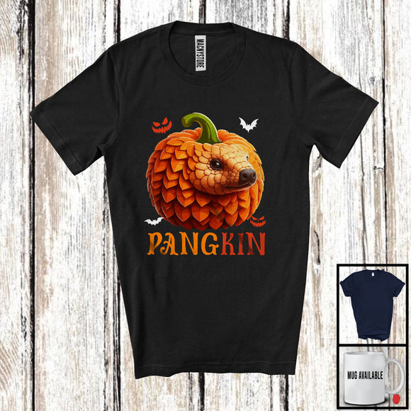 MacnyStore - Pangkin; Awesome Halloween Cosplay Pangolin Lover Pumpkin Face; Matching Family Group T-Shirt