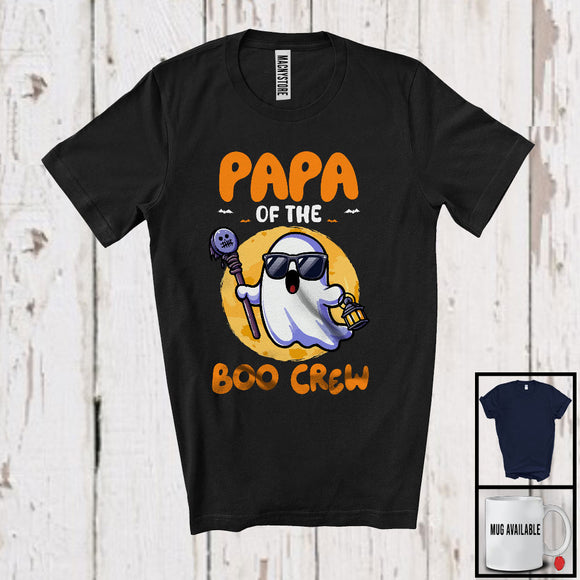 MacnyStore - Papa Of The Boo Crew, Lovely Halloween Costume Witch Boo Ghost Sunglasses, Family Group T-Shirt