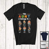 MacnyStore - Personalize Custom Name This Aunt Belongs To, Adorable Mother's Day Grandson Granddaughter, Family T-Shirt