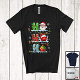 MacnyStore - Personalized 3Ho; Awesome Christmas Ornament Santa Bowling; Custom Name Sport Player Team T-Shirt