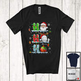 MacnyStore - Personalized 3Ho; Awesome Christmas Ornament Santa Golf; Custom Name Sport Player Team T-Shirt